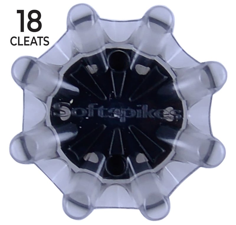 SOFTSPIKES unisex adult Fast Twist 3.0 Softspikes Pulsar Golf Cleats, Translucent Grey, Clamshell US - Image 2